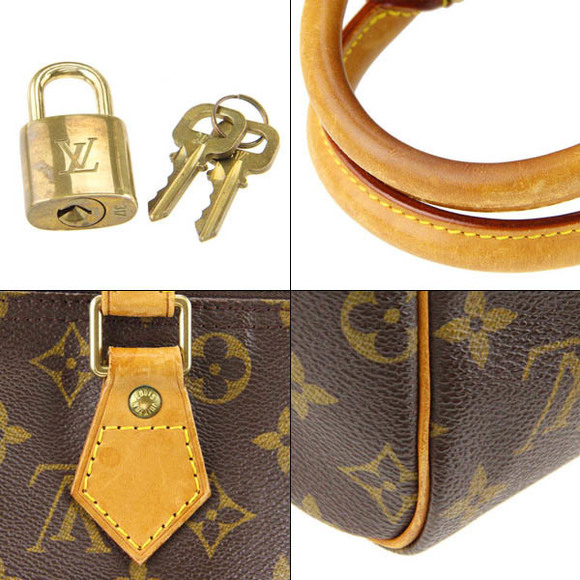 Louis Vuitton Monogram Speedy 30 Handbag Mini Boston Bag - Picture 7 of 7